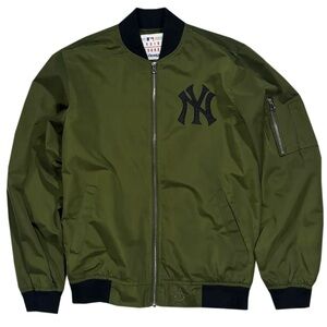 Vintage JH Design Jeff Hamilton Yankees Olive Jacket (Size S)